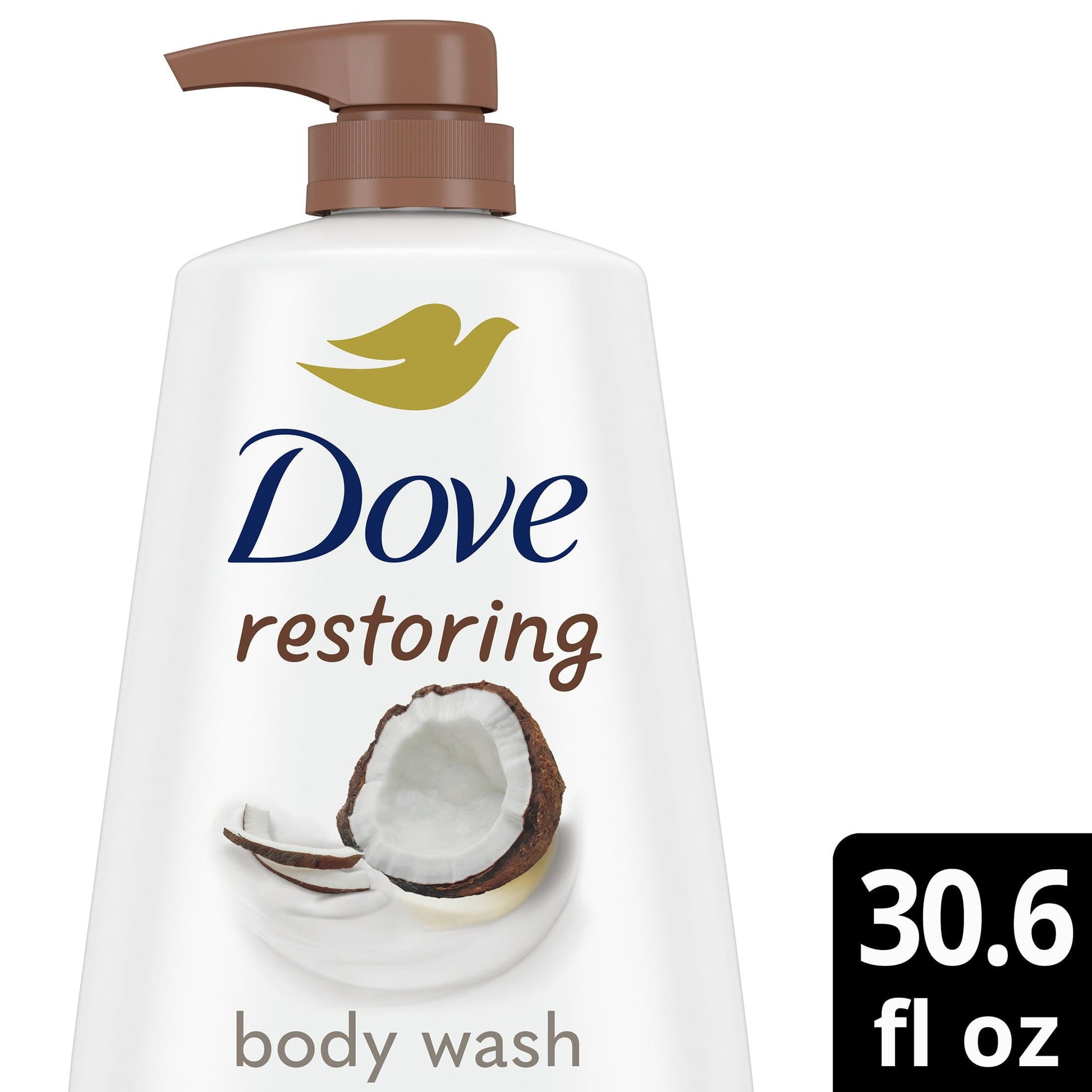 Restoring Gentle Women's Body Wash All Skin Type, Coconut & Cocoa Butter, 30.6 Fl Oz