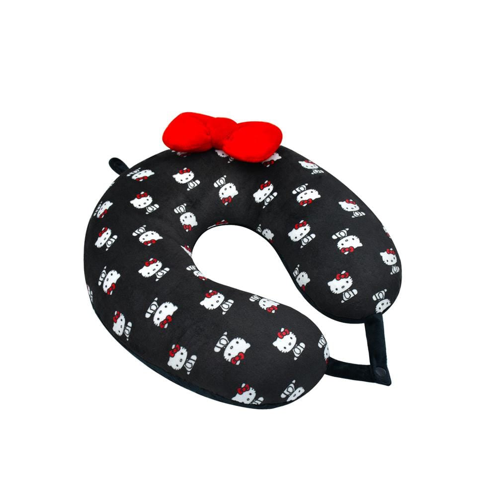 Black Hello Kitty Portable Travel Neck Pillow