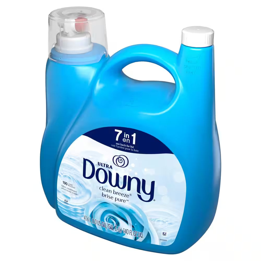 Ultra 140 Oz. Clean Breeze Scent Liquid Fabric Softener (190-Loads)