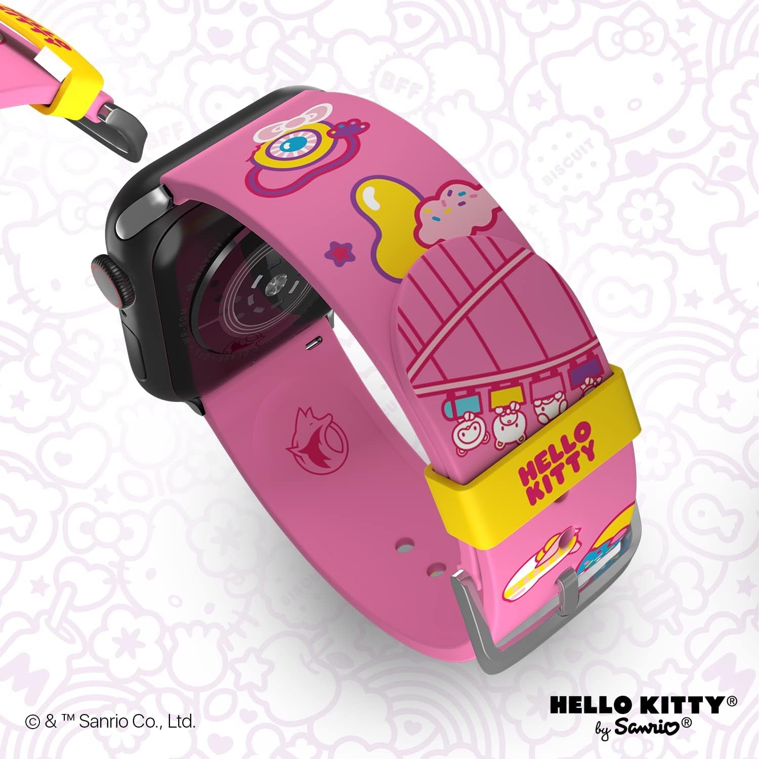 Hello Kitty Smartwatch Band - Officially Licensed, Compatible with Apple Watch (Not Included)