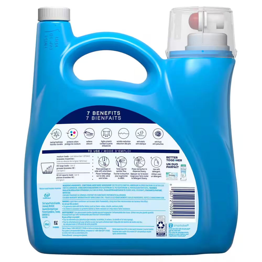 Ultra 140 Oz. Clean Breeze Scent Liquid Fabric Softener (190-Loads)