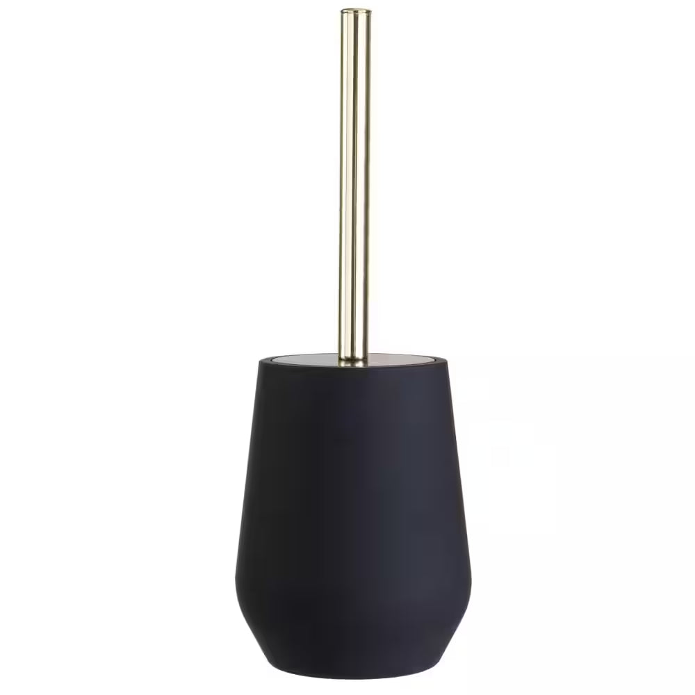 Soft Toilet Brush in Black