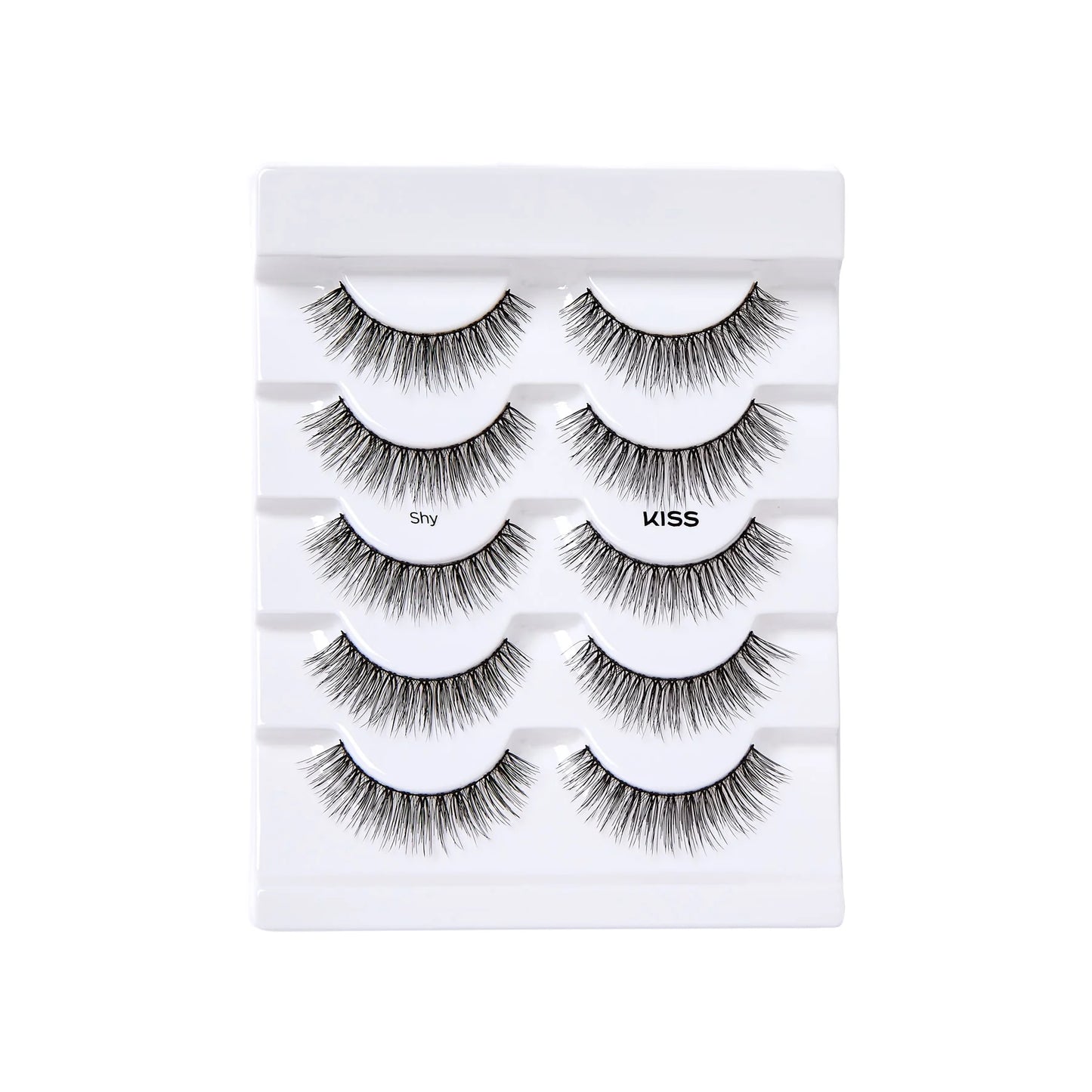 Looks so Natural False Strip Lashes Multipack, Style 'Shy', 5 Pairs