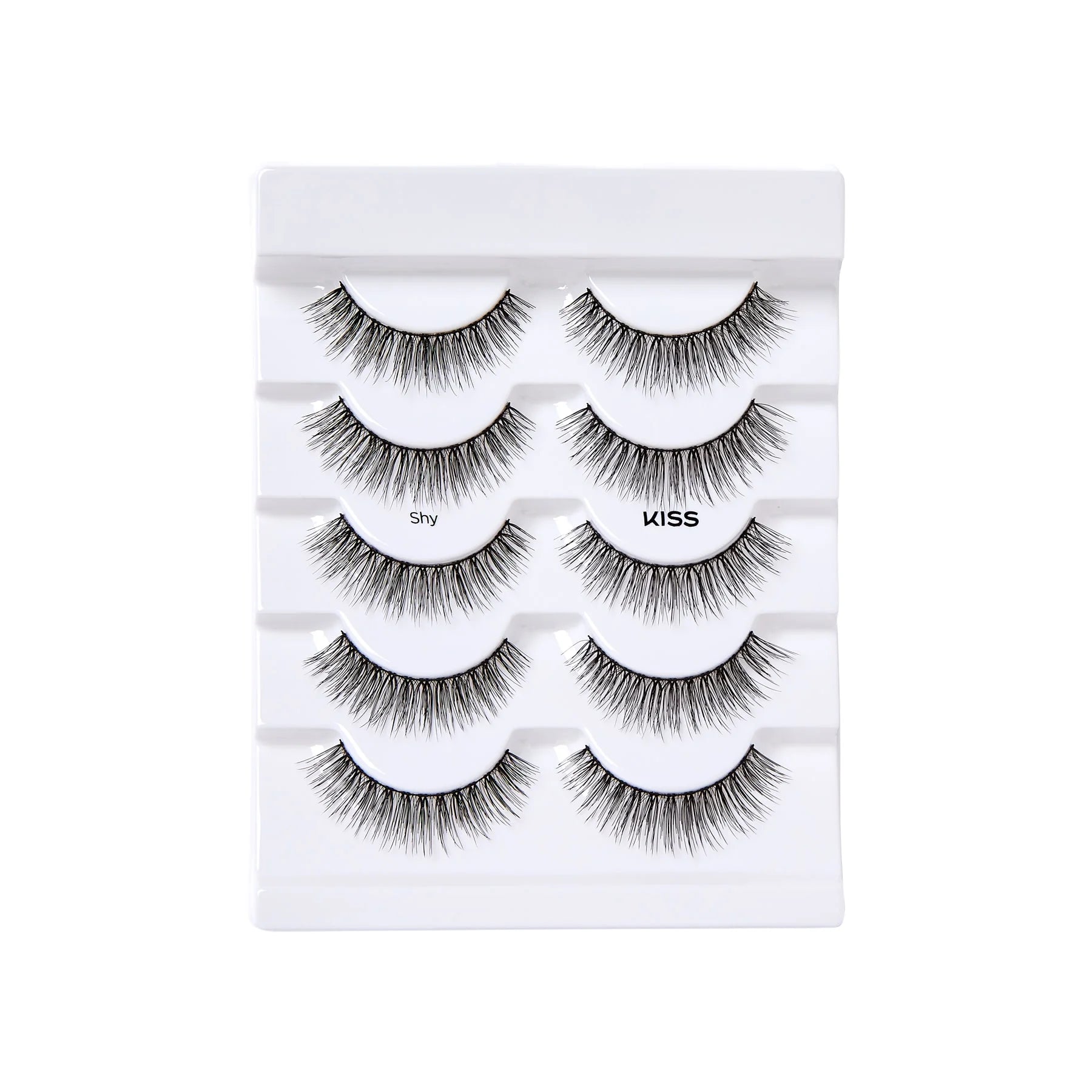 Looks so Natural False Strip Lashes Multipack, Style 'Shy', 5 Pairs