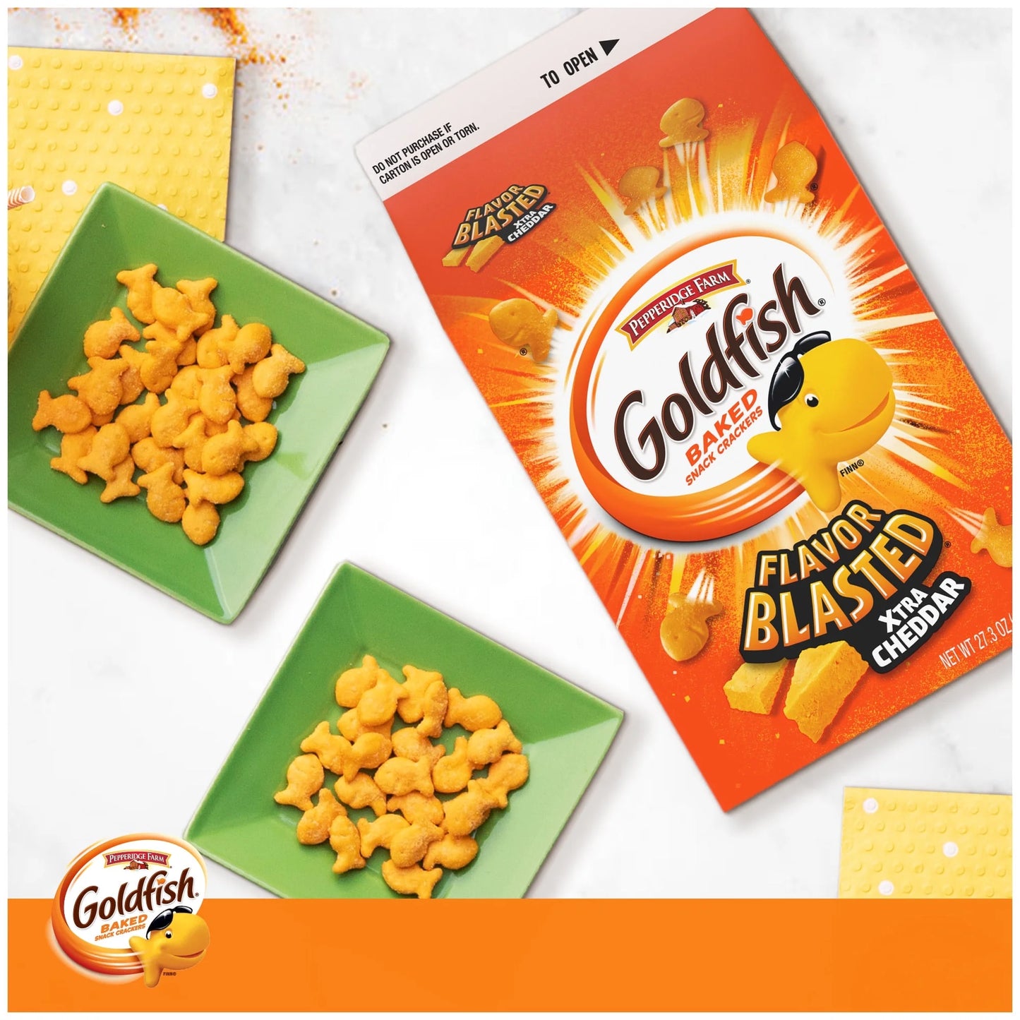 Flavor Blasted Xtra Cheddar Cheese Crackers, 27.3 Oz Carton