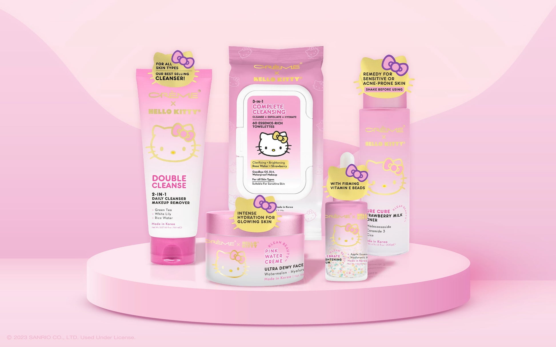 Hello Kitty Double Cleanser 2- In-1 Facial Foam Cleanser for All Skin Types