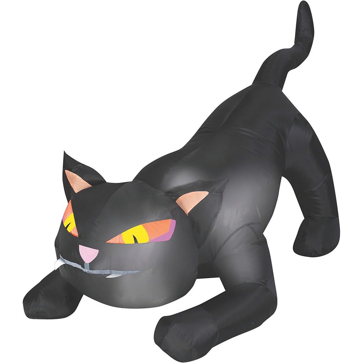 28" X 50" Inflatable Outdoor Halloween Cat