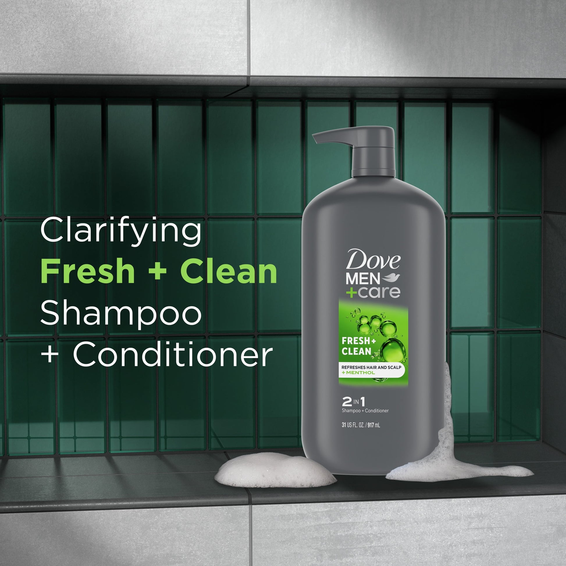 Daily 2-In-1 Shampoo and Conditioner Fresh & Clean, 31 Oz