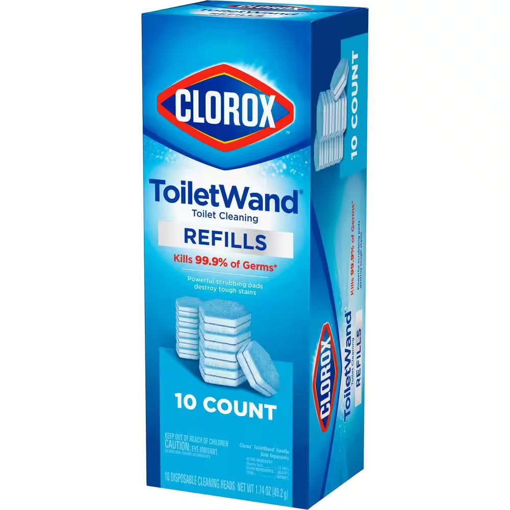 Toiletwand Disinfecting Refills Toilet Bowl Cleaner Disposable Wand Heads (10-Count)