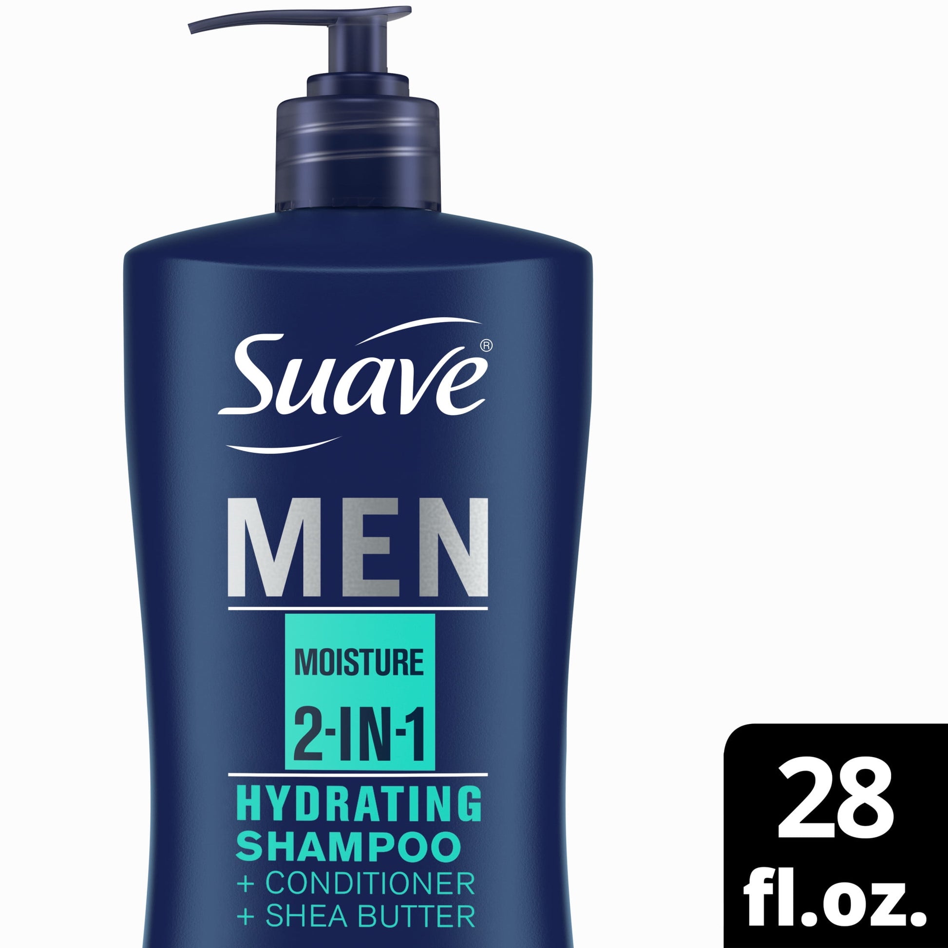 Men 2-In-1 Shampoo & Conditioner, Moisturizing, Coconut & Shea Butter, 28 Fl Oz