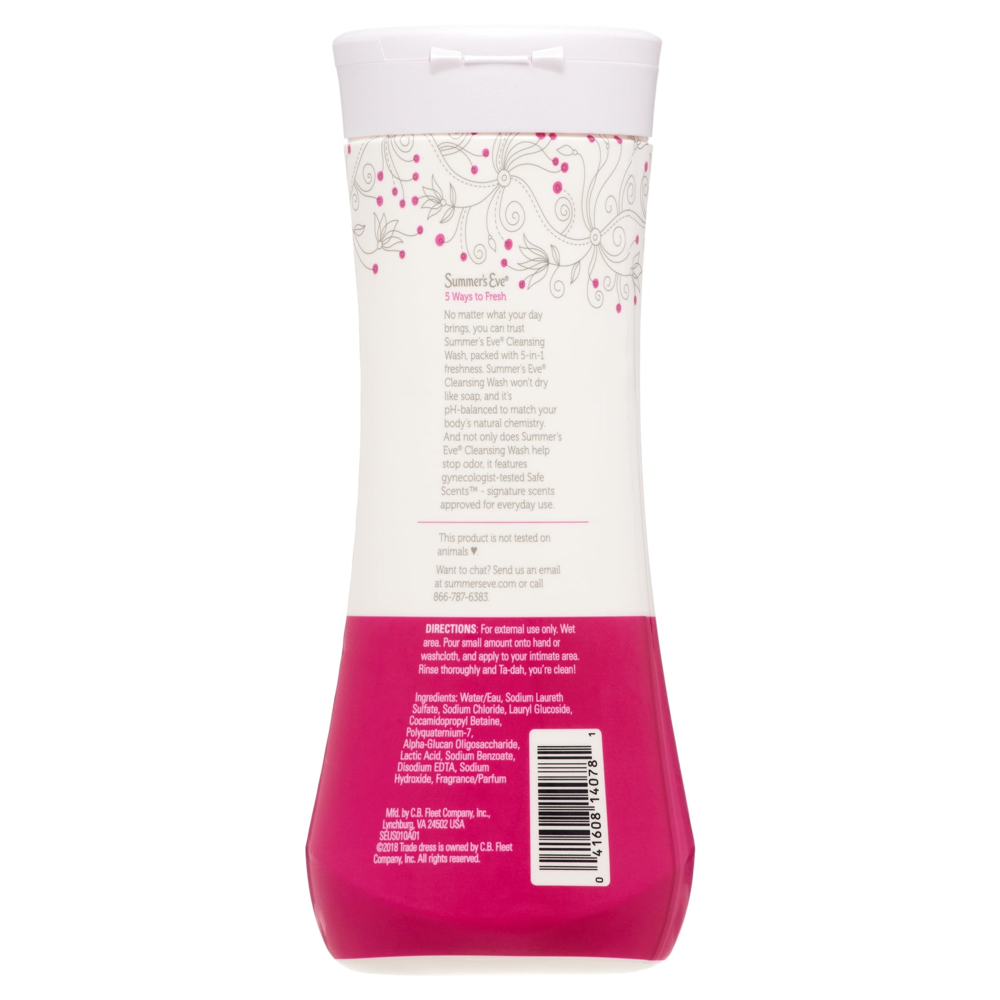 Summer’s Eve Simply Sensitive Daily Feminine Wash, Removes Odor, Ph Balanced, 15 Fl Oz