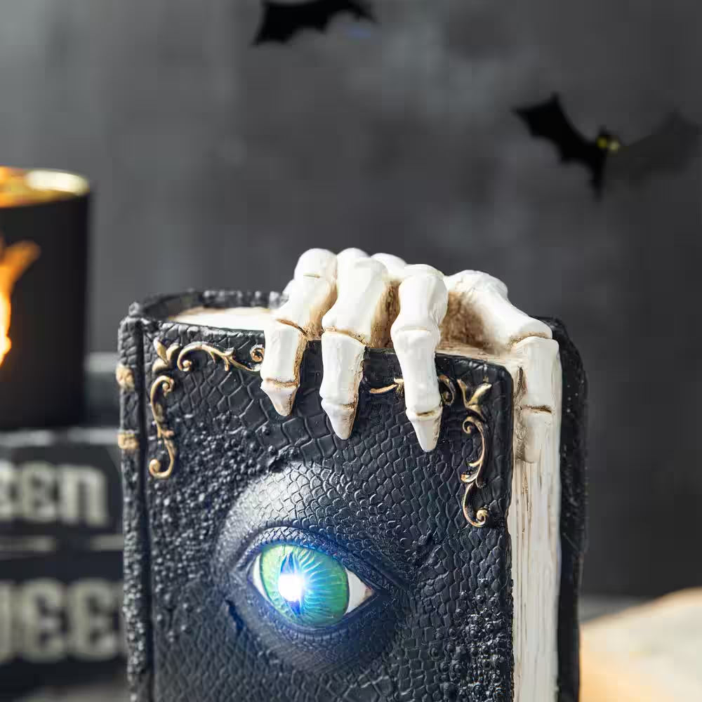 7.75 In. H Halloween Lighted Ghostbuster Resin Book