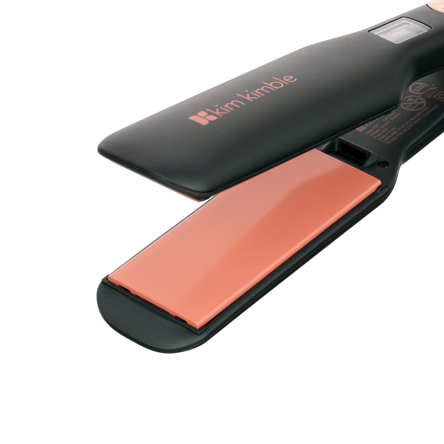 Silk Quick Pass Professional 2" Ceramic Tourmaline Flat Iron Hair Straightener, Black