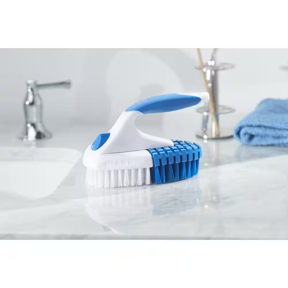 Brush 3 In. Iron Handle Flex Scrub Brush (1-Pack)