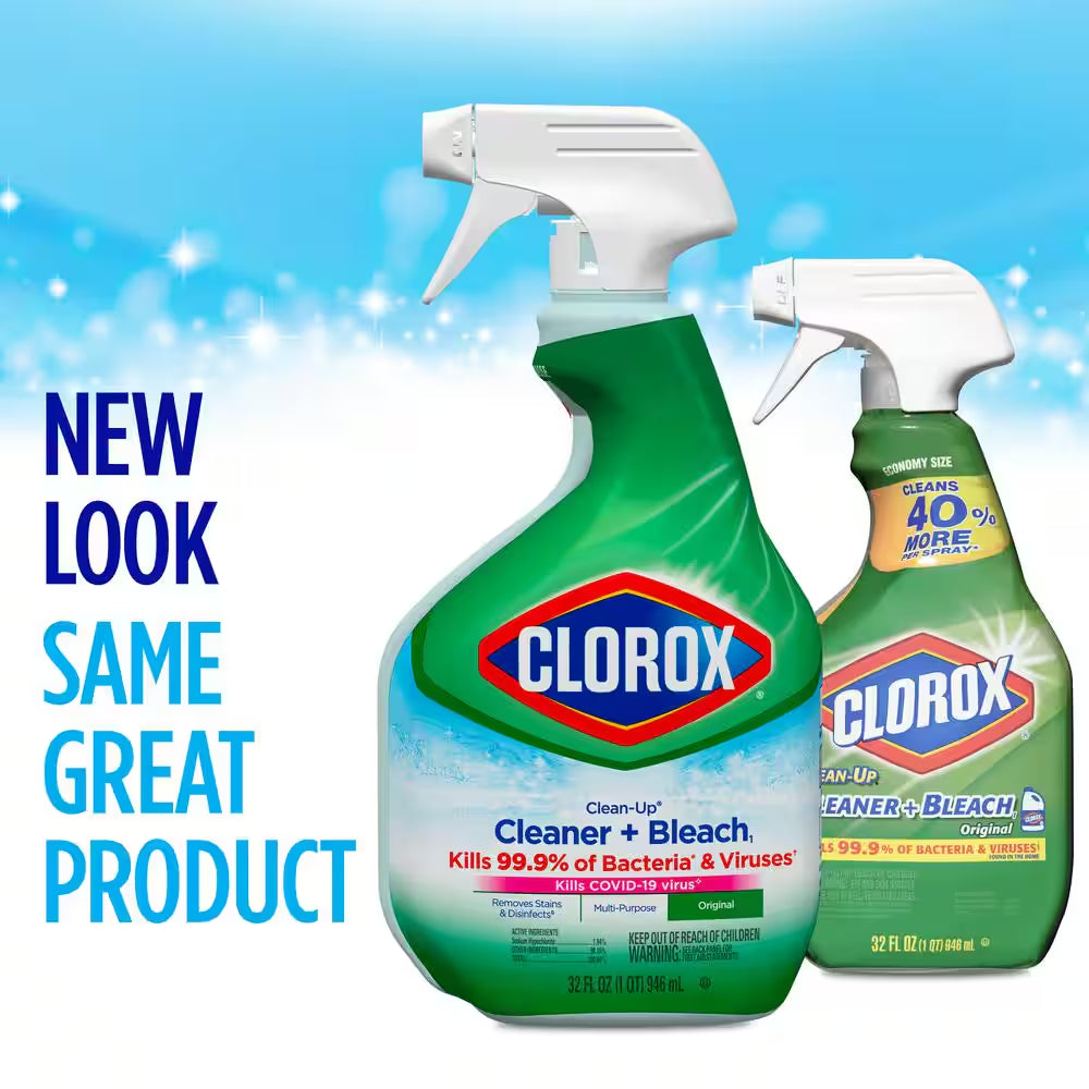 Clean-Up 32 Oz. Original Scent All-Purpose Cleaner with Bleach Spray Bottle and 128 Oz. Refill Bundle