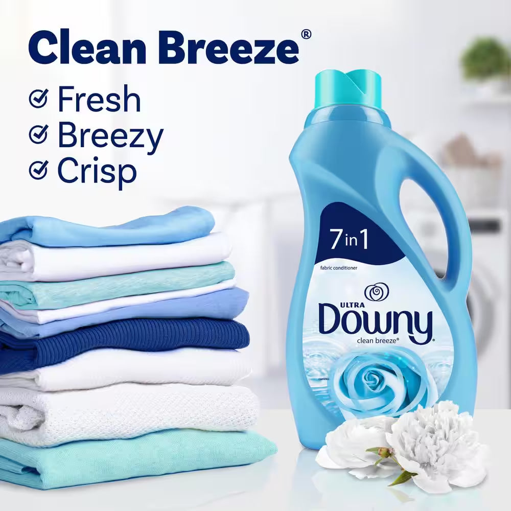 Ultra 111 Oz. Clean Breeze Scent Liquid Fabric Softener (150-Loads)