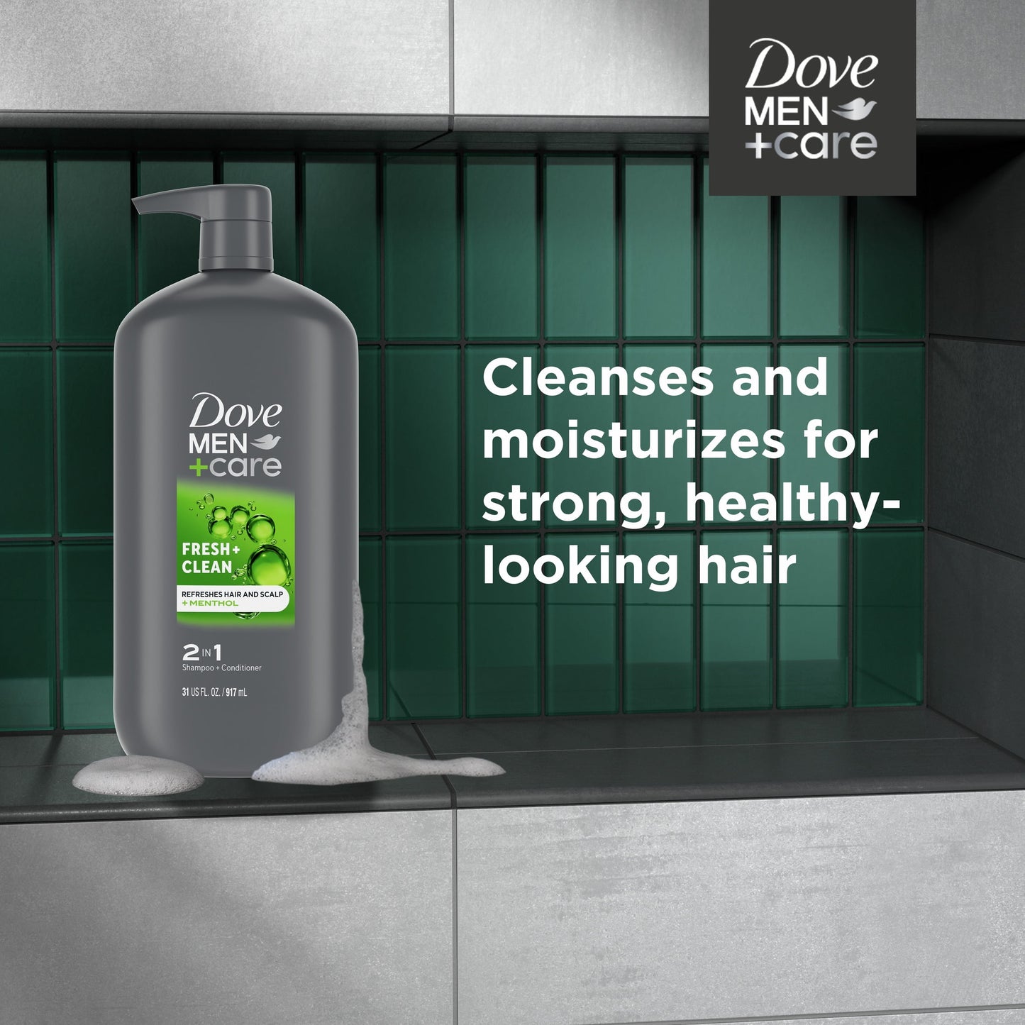 Daily 2-In-1 Shampoo and Conditioner Fresh & Clean, 31 Oz