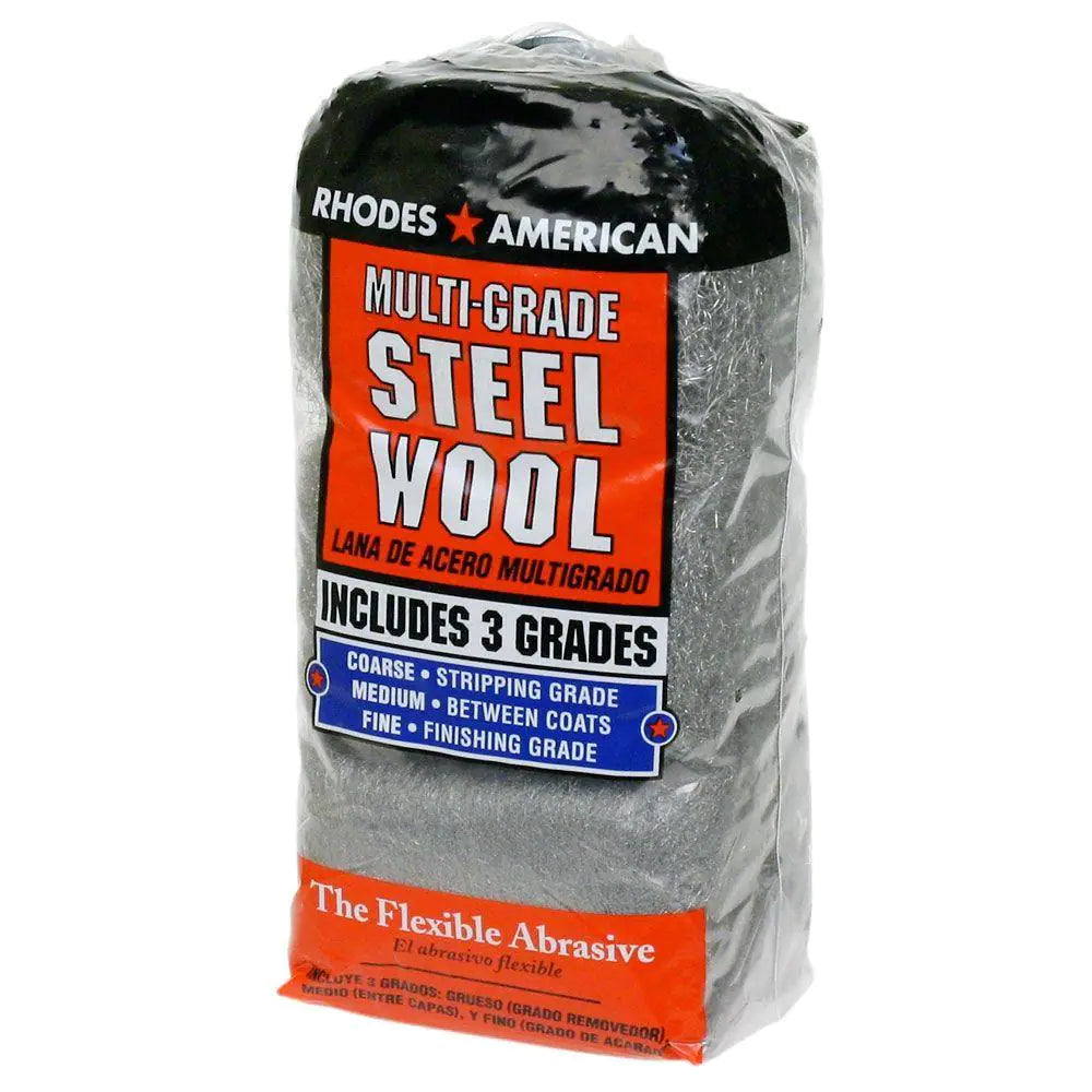 Assorted 12 Pad Grit Steel Wool