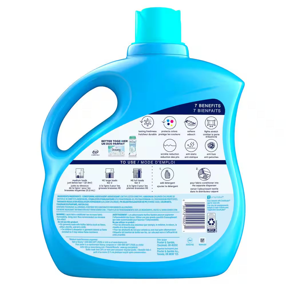 Ultra 111 Oz. Clean Breeze Scent Liquid Fabric Softener (150-Loads)