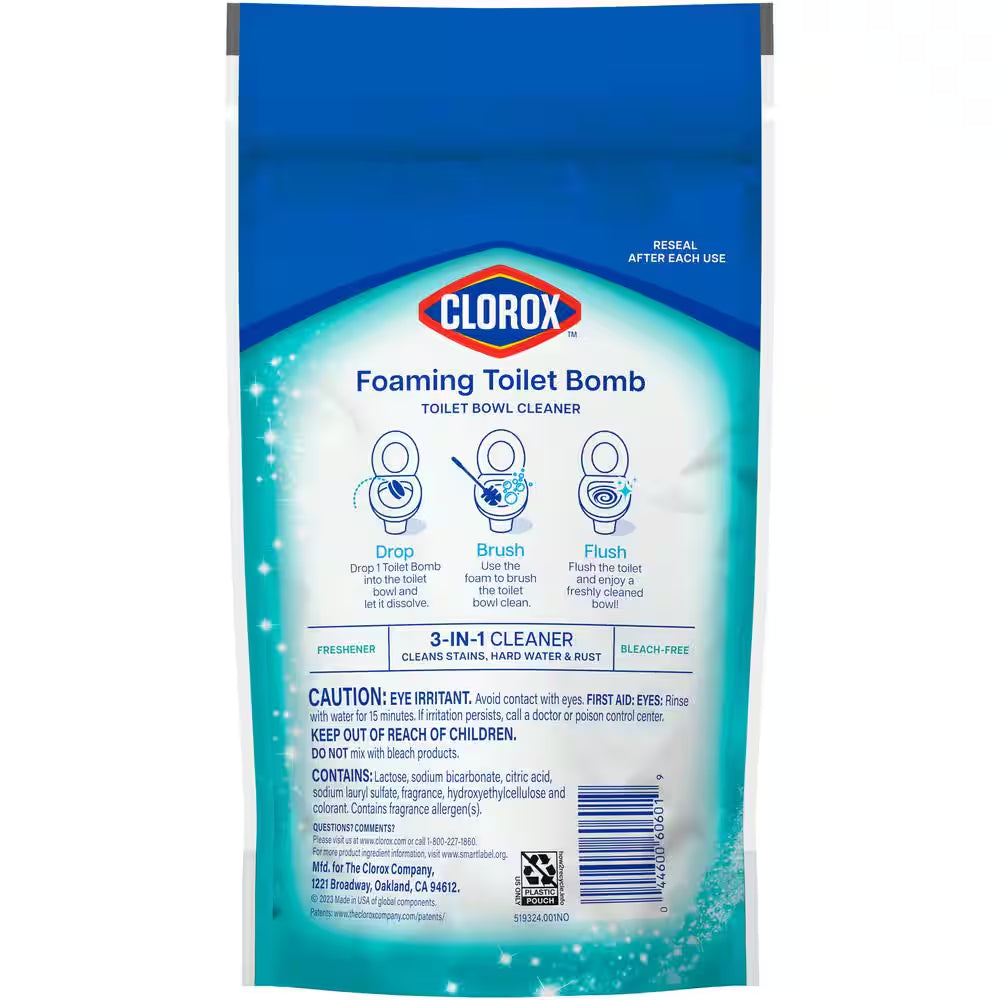 Foaming Toilet Bomb Fresh Scent Toilet Bowl Cleaner (5-Count)