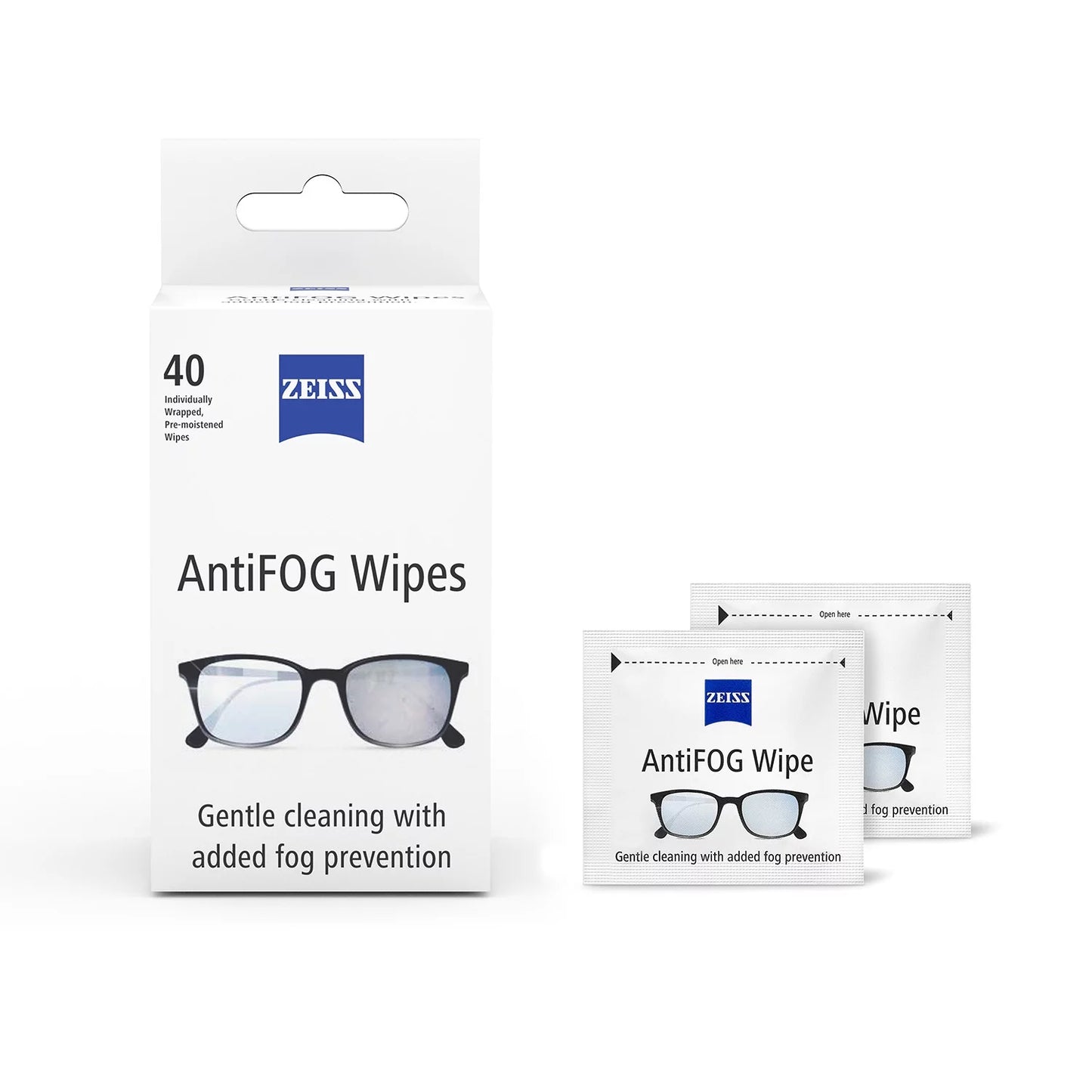 Gentle and Thorough Cleaning anti Fog Lens Cleaner Wipes for Eyeglass, 40 Count