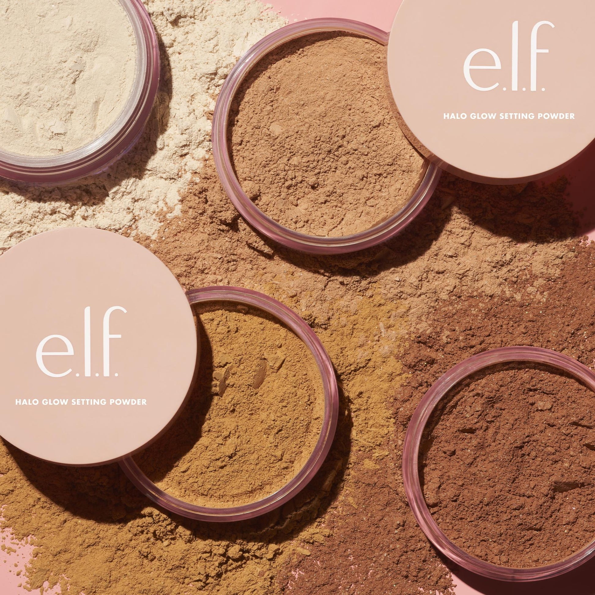 E.L.F. Halo Glow Setting Powder, Medium, 0.24 Oz