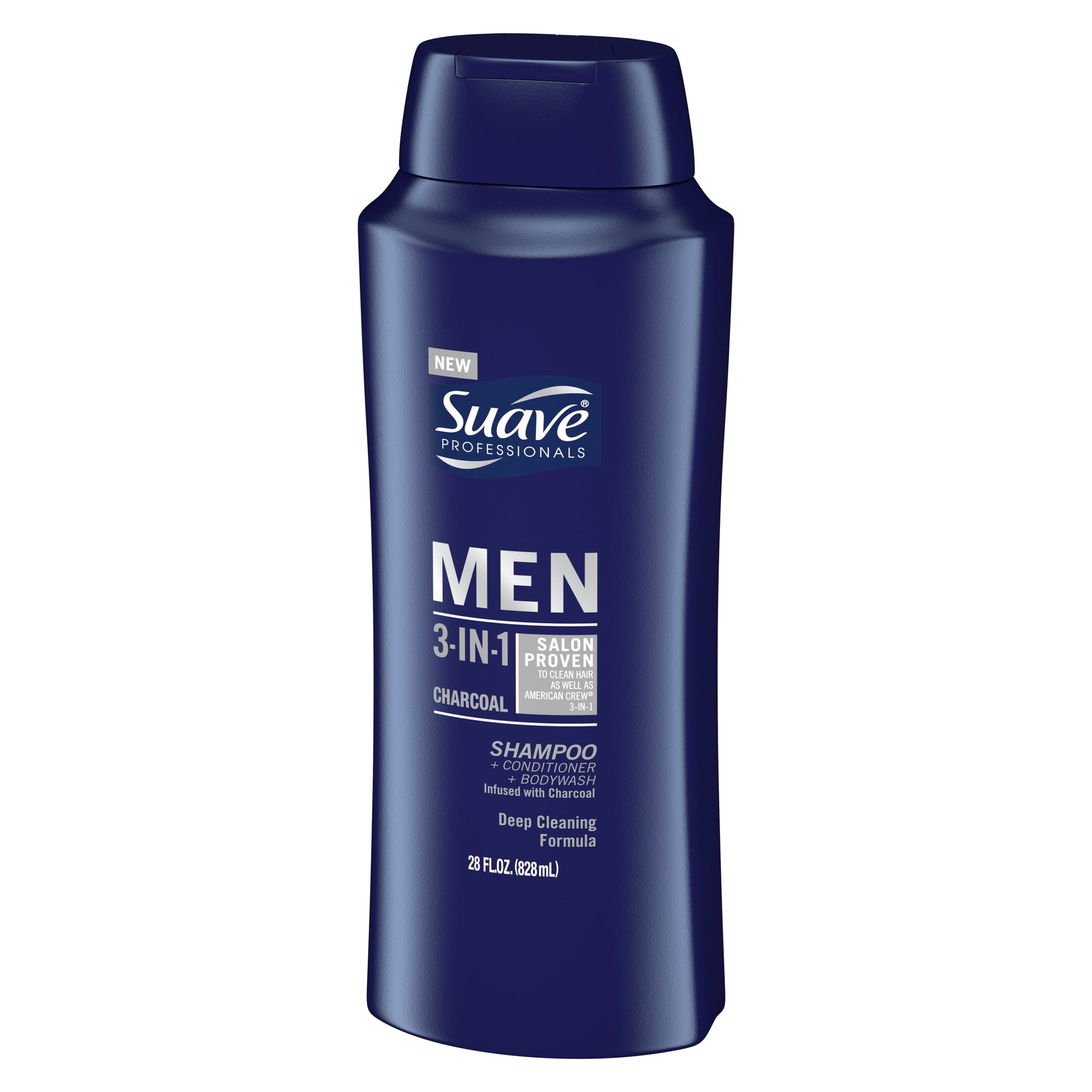 Professionals Men 3-In-1 Shampoo, Conditioner & Body Wash, Charcoal, 28 Fl Oz