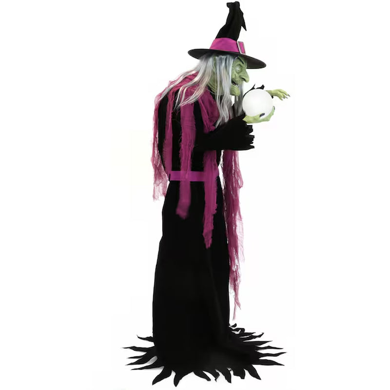 6-Ft Freestanding Talking Witch Animatronic