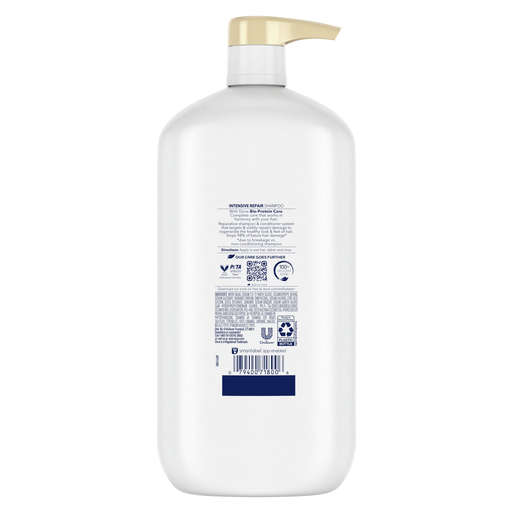 Intensive Repair for Damaged Hair Daily Shampoo with Bio-Restore Complex, 31 Oz