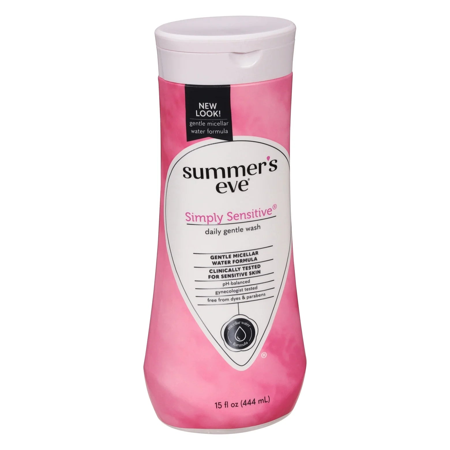 Summer’s Eve Simply Sensitive Daily Feminine Wash, Removes Odor, Ph Balanced, 15 Fl Oz