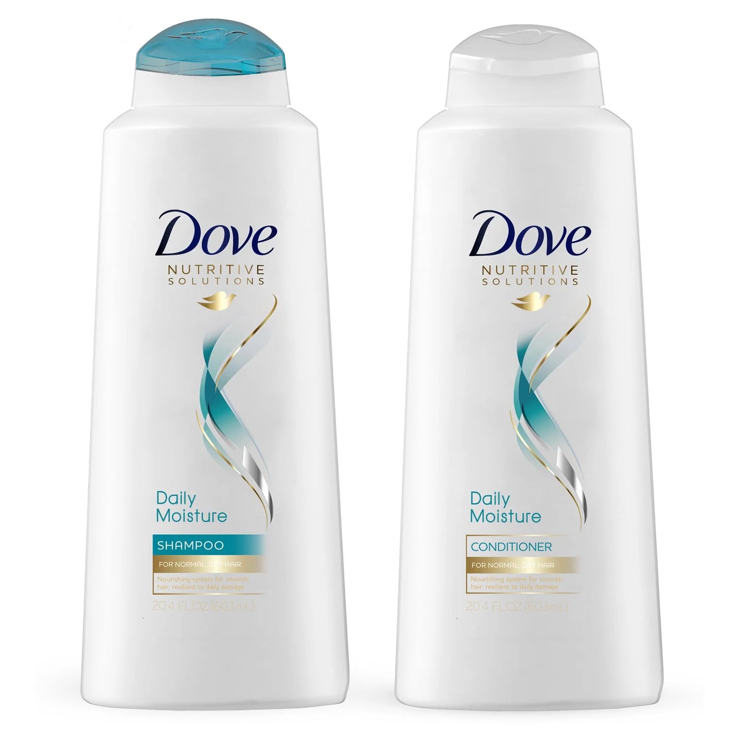 Daily Moisture Nourishing 2-In-1 Shampoo and Conditioner, 20.4 Fl Oz