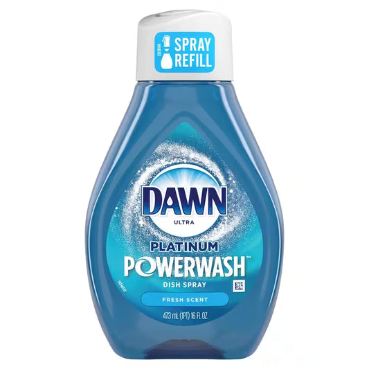 Platinum Powerwash Dish Spray 16 Oz. Fresh Scent Dish Soap Refill