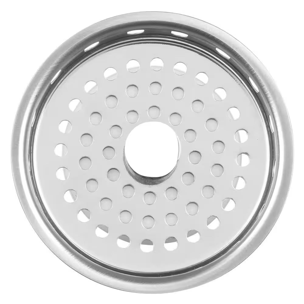 Fit-All Kitchen Sink Strainer Replacement Basket - Stainless Steel with Polished Finish