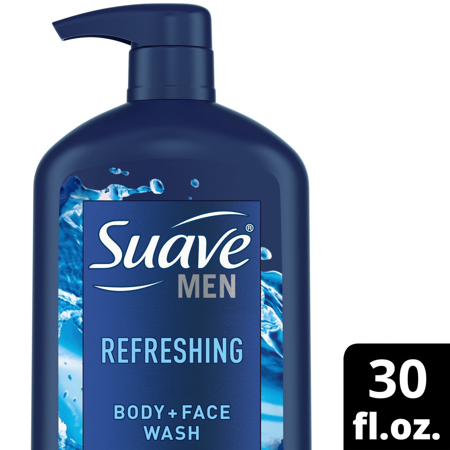 Men’s Face & Body Wash, Refreshing, 30 Oz