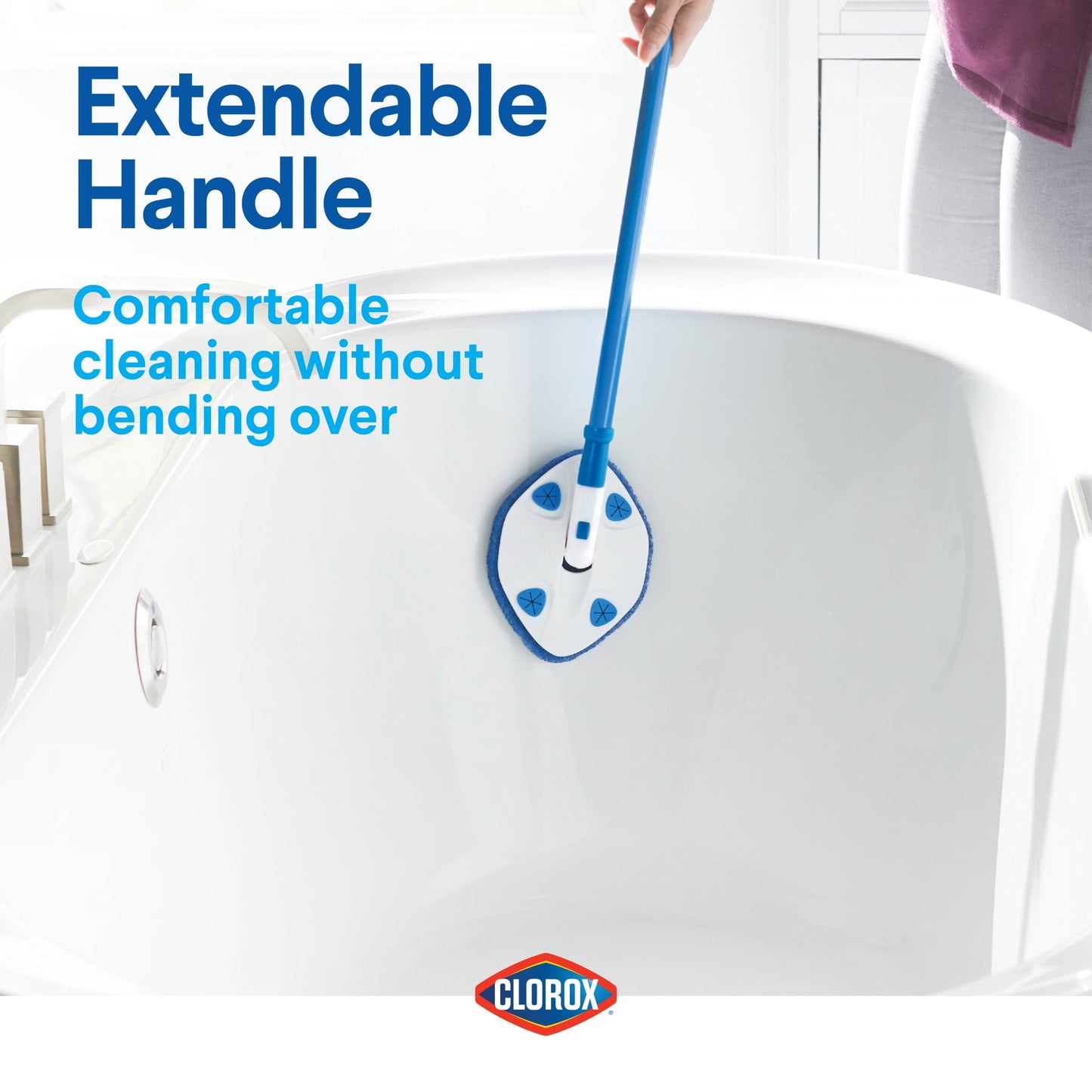 Extendable Tub and Tile Scrubber