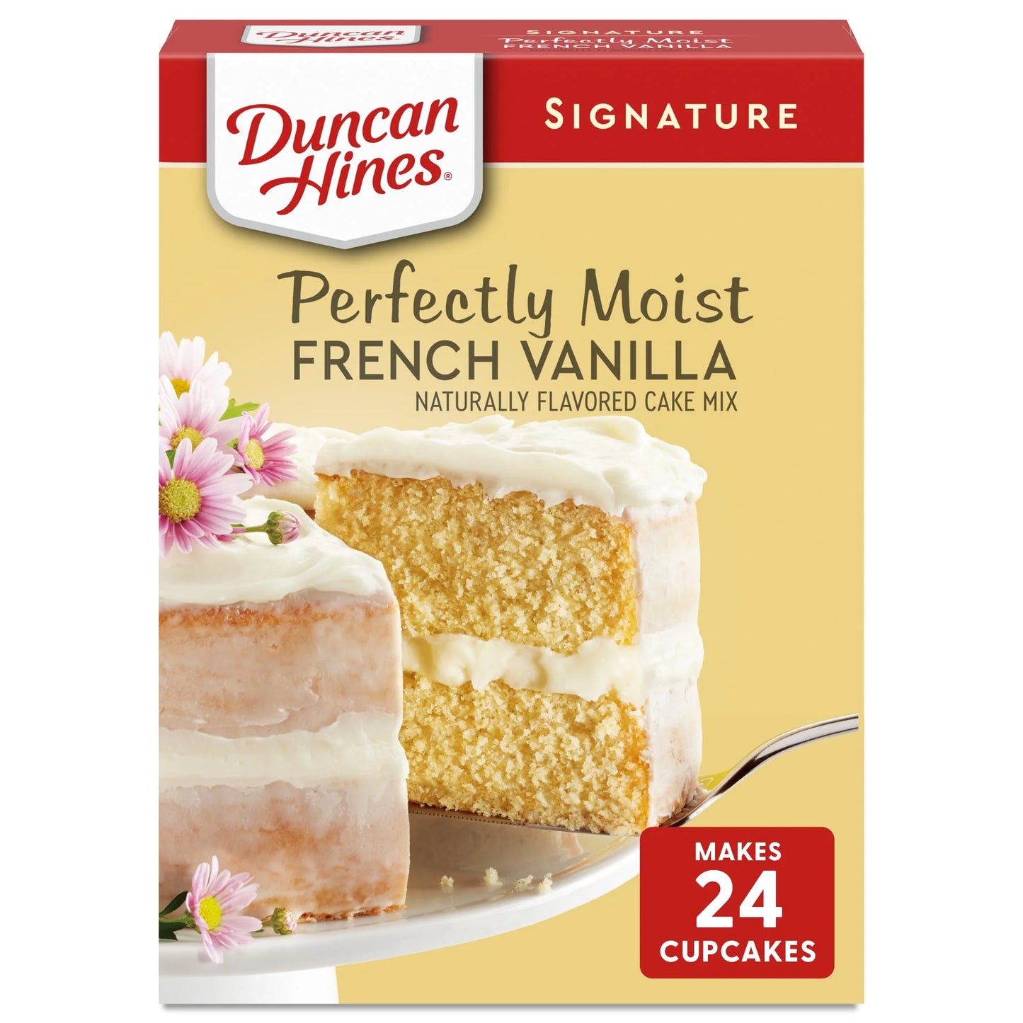 Signature Perfectly Moist French Vanilla Cake Mix, 15.25 Oz