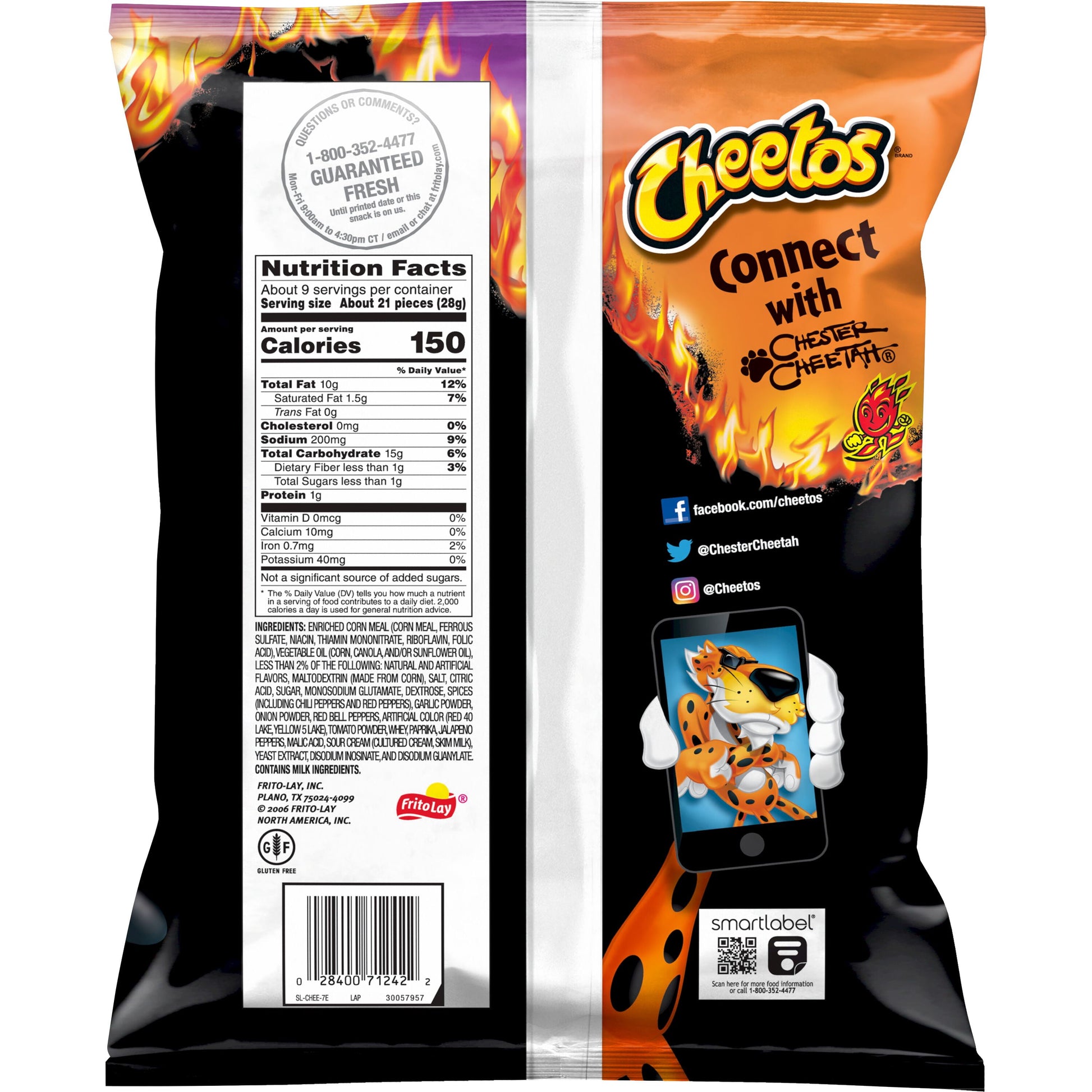 Flamin’ Hot Tangy Chili Fusion Flavored Snack Chips, 8.5 Ounce Bag