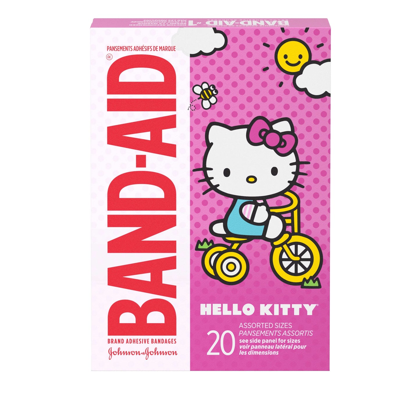Hello Kitty Adhesive Bandages - 20 Ct Assorted Sizes (WM)