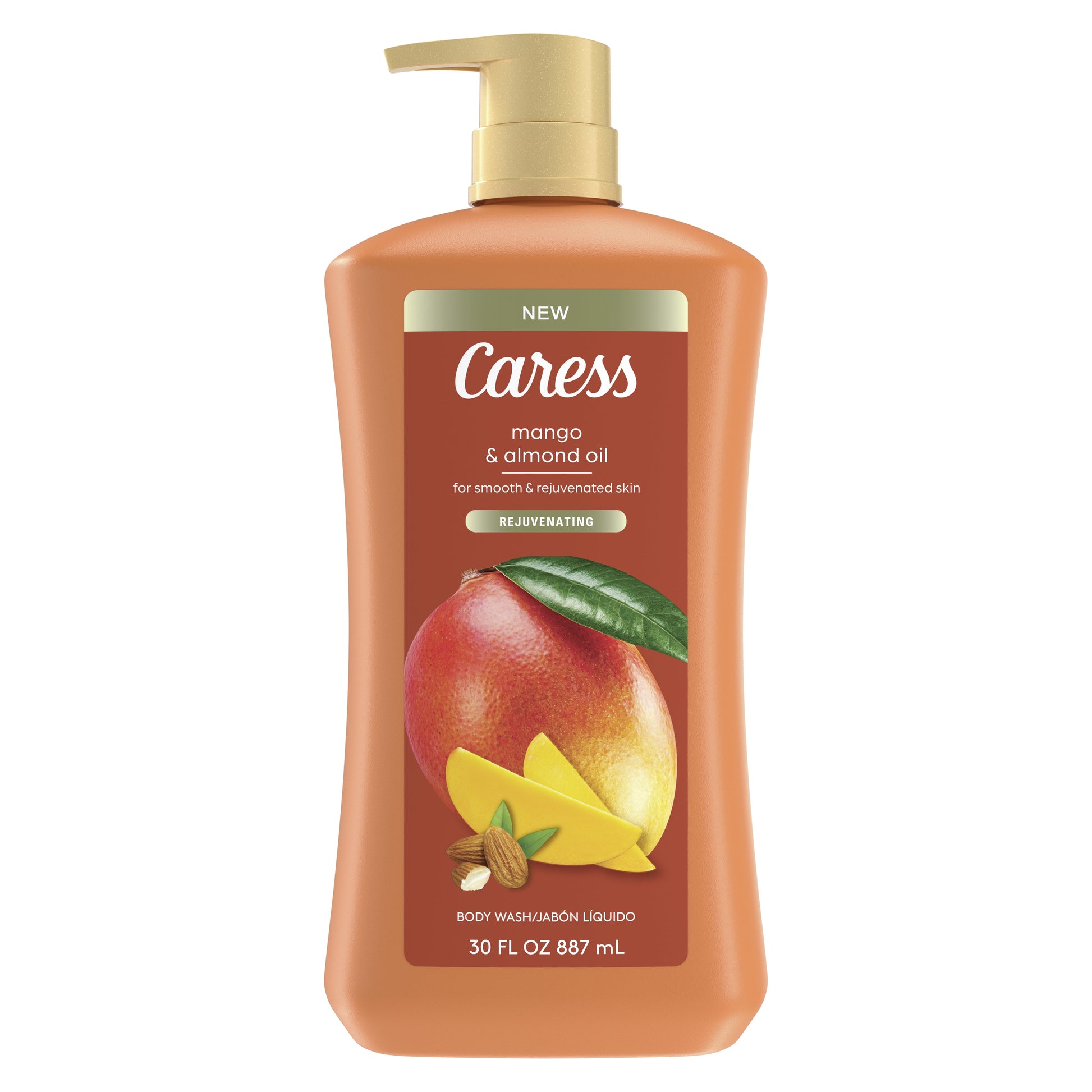 Body Wash for Women, Mango & Almond Oil Shower Gel for Dry Skin 30 Fl Oz