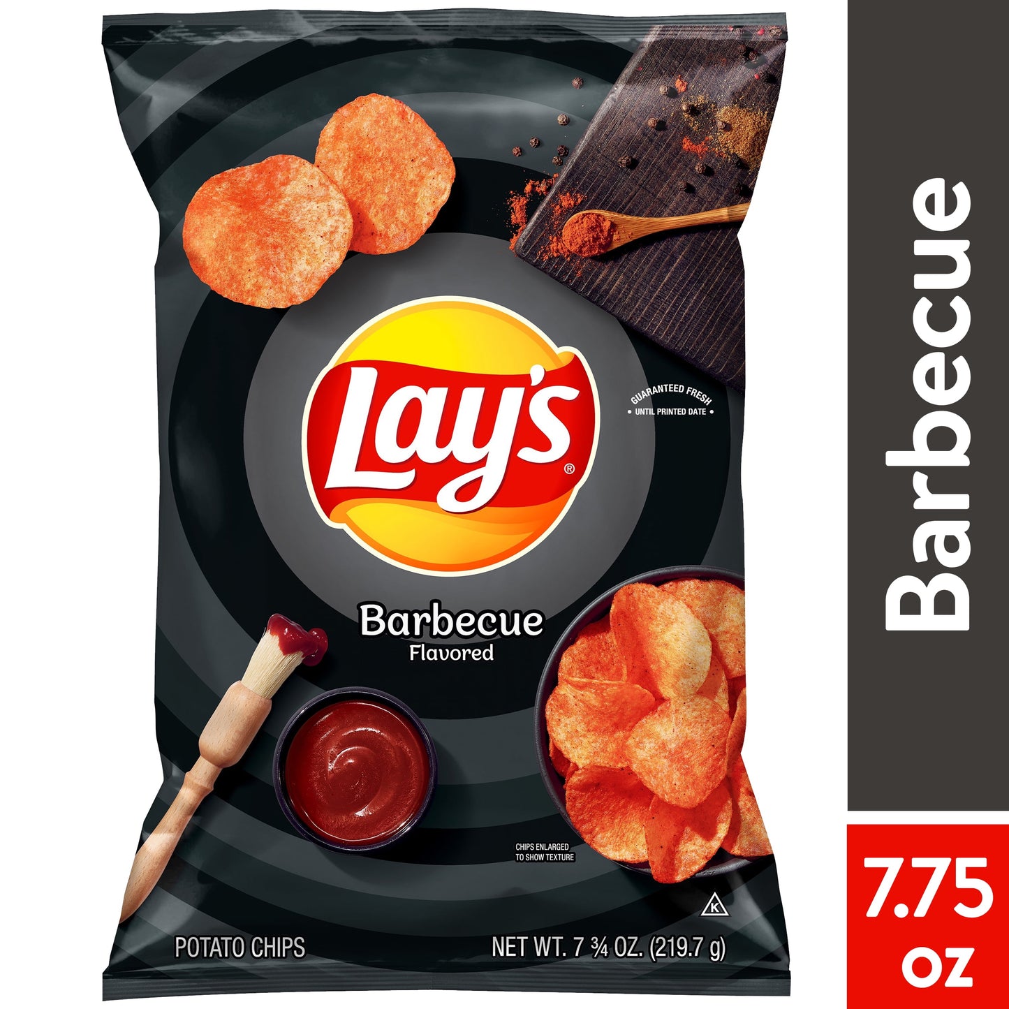 Barbecue Flavored Potato Chips 7.75 Ounce Bag