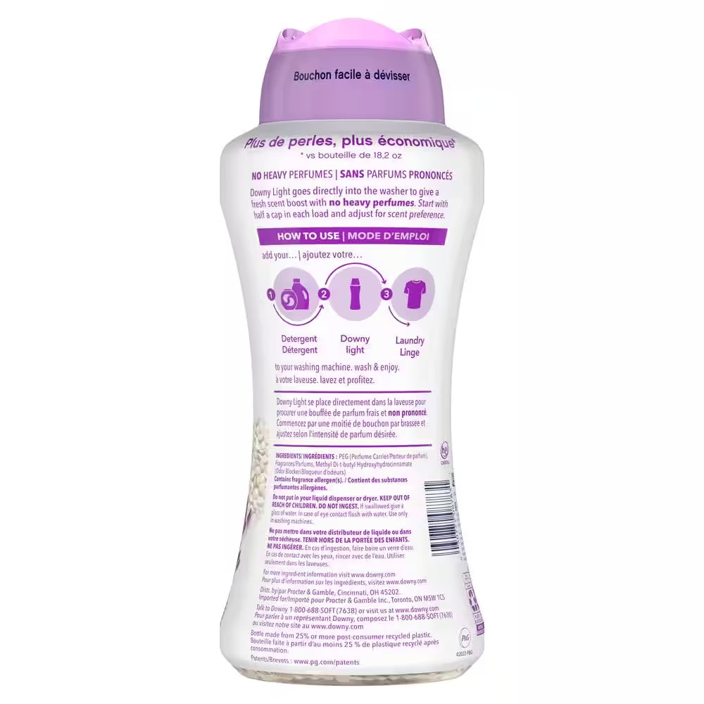 Light 24 Oz. White Lavender Scent Fabric Softener and Scent Booster