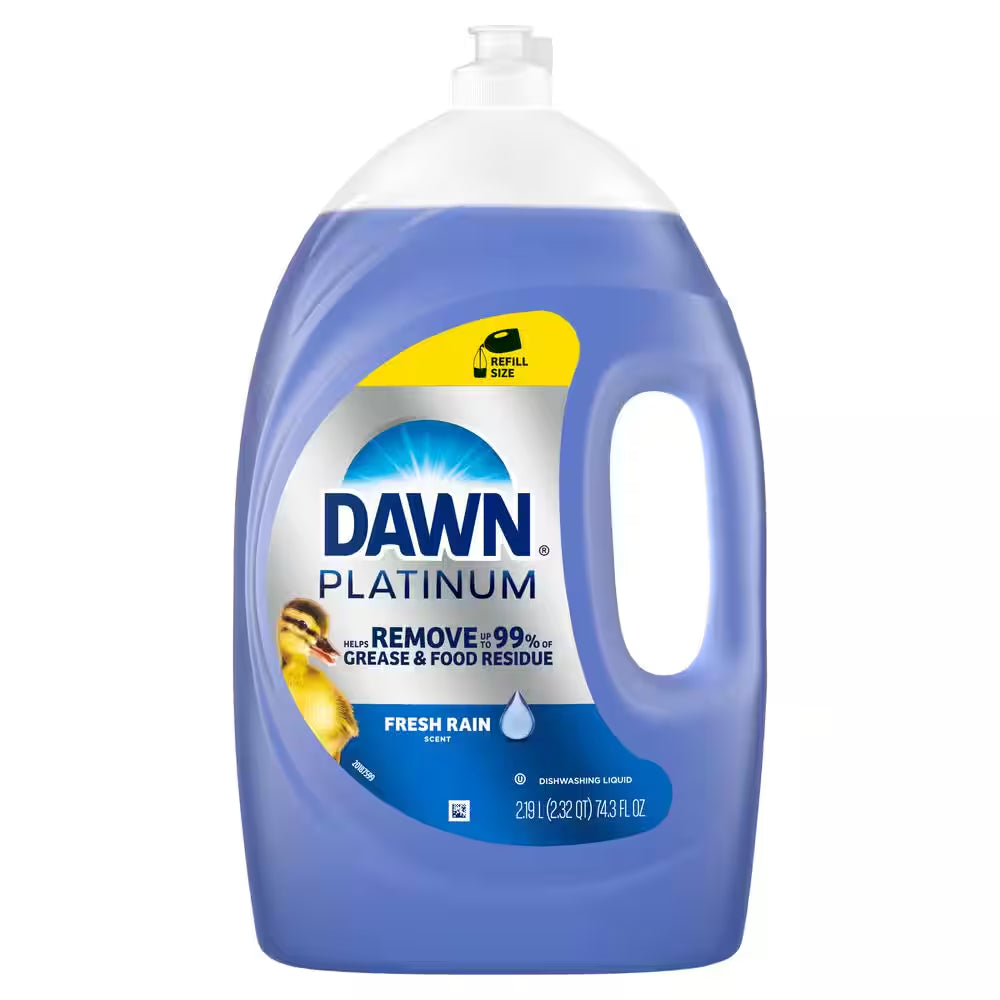 Platinum 74.3 Oz. Fresh Rain Scent Liquid Dish Soap