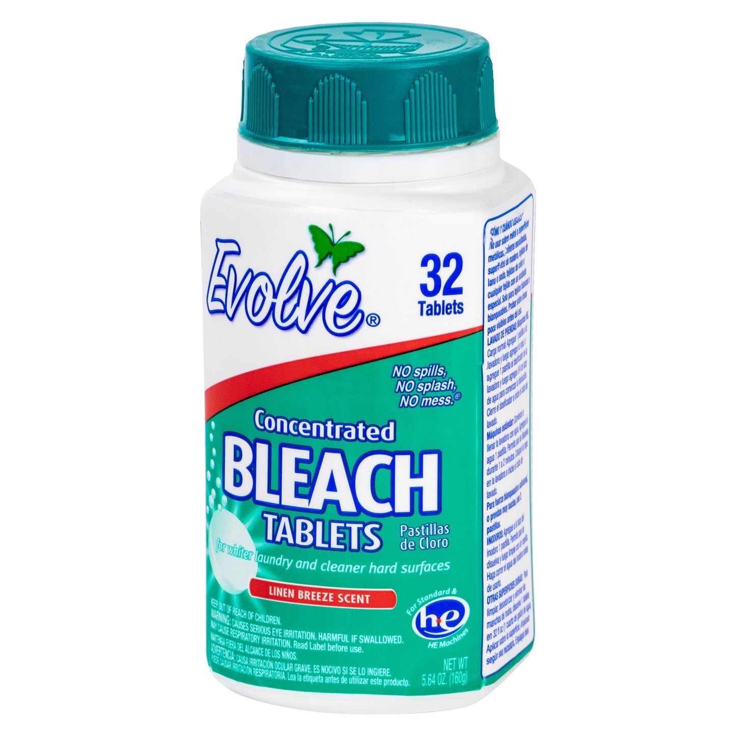 Ultra Concentrated Bleach Tablets, Linen Breeze Scent, 32 Count