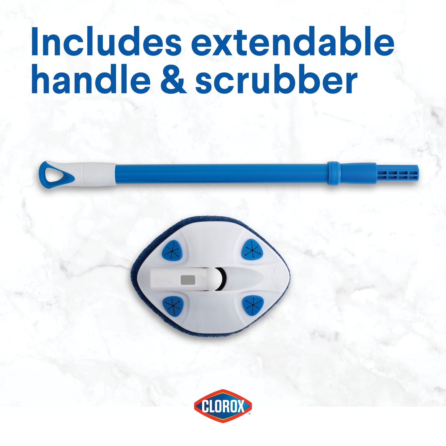 Extendable Tub and Tile Scrubber