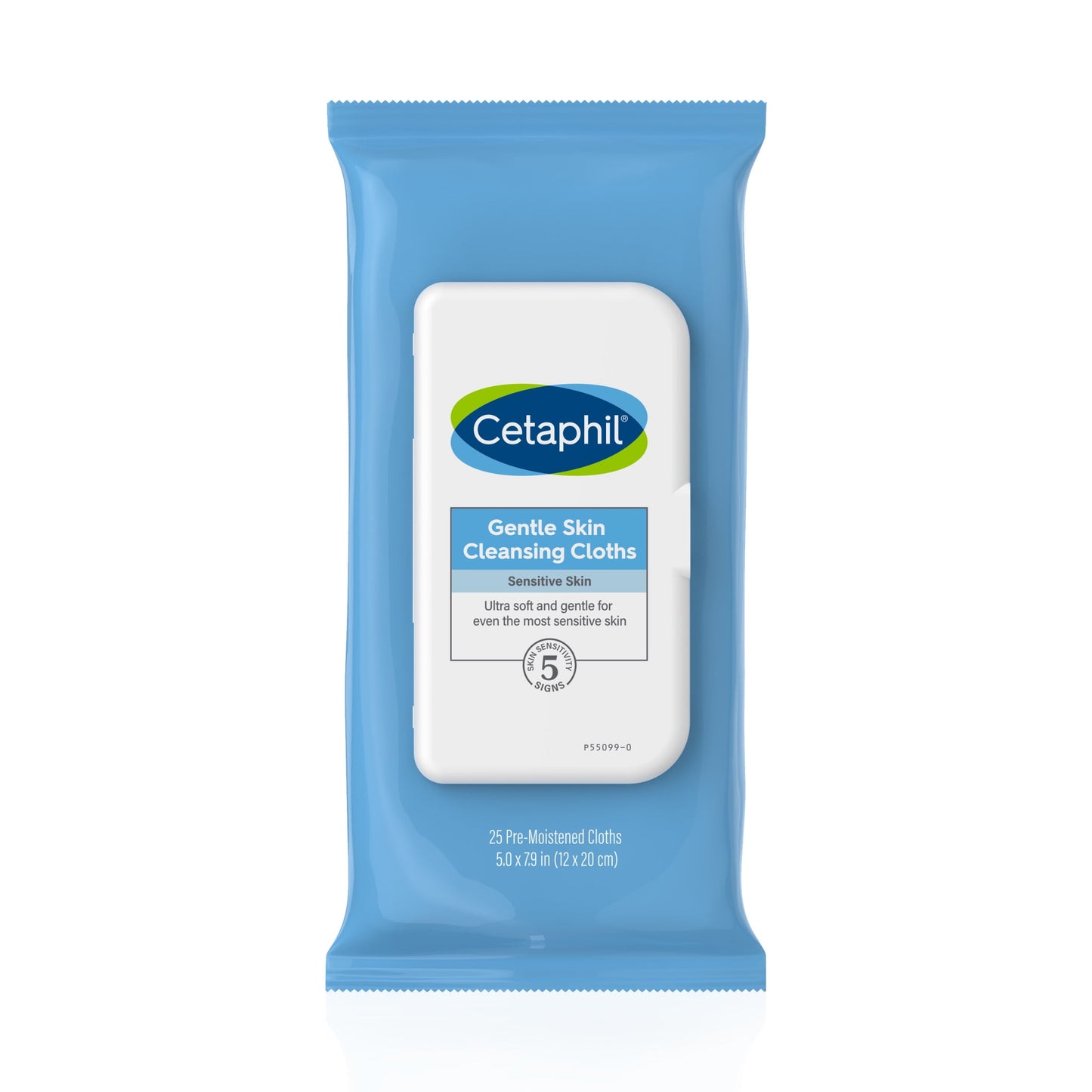 Gentle Skin Cleansing Cloths, 25 Ct, Fragrance Free Face and Body Wipes