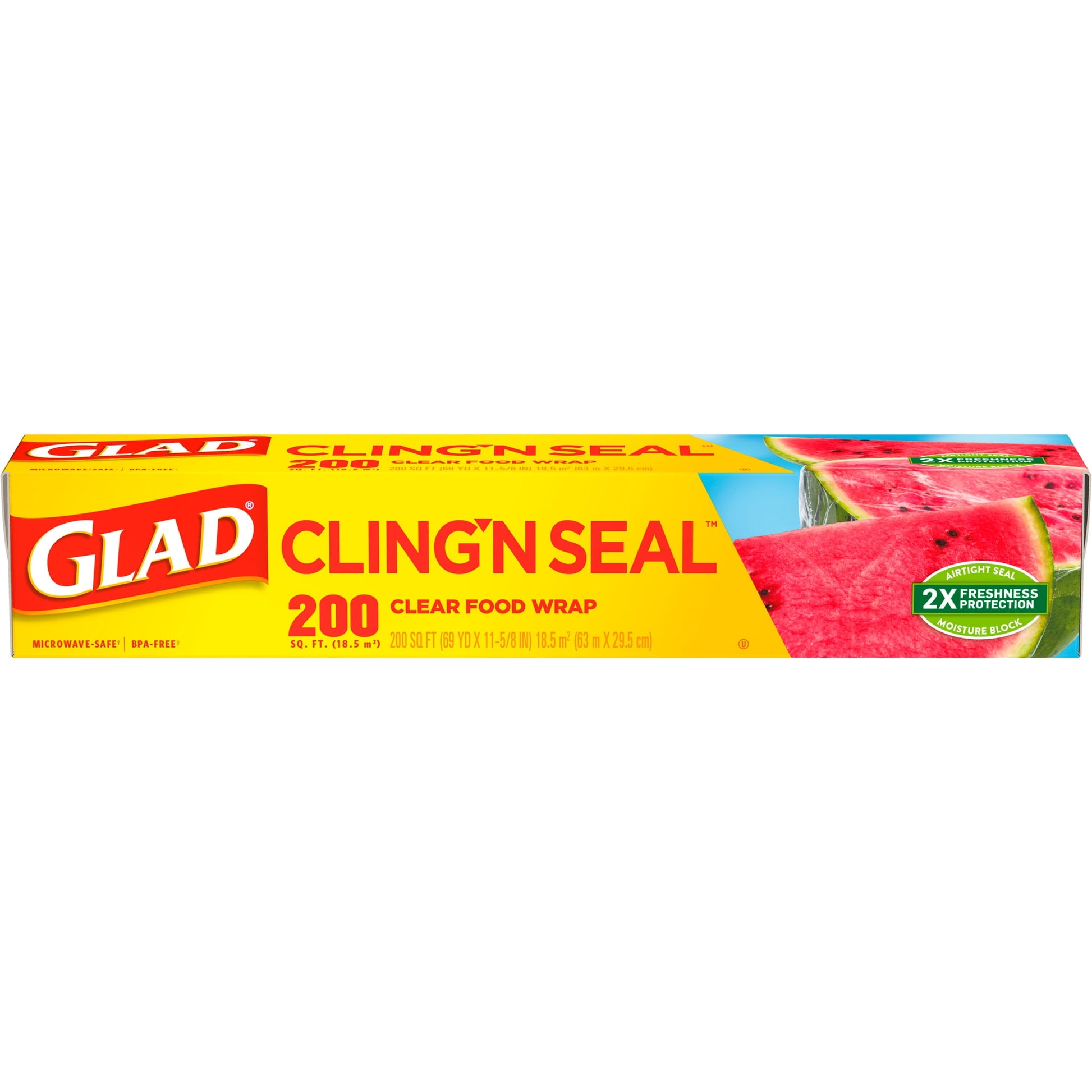 Cling N Seal Plastic Food Wrap, 200 Sq Ft Roll