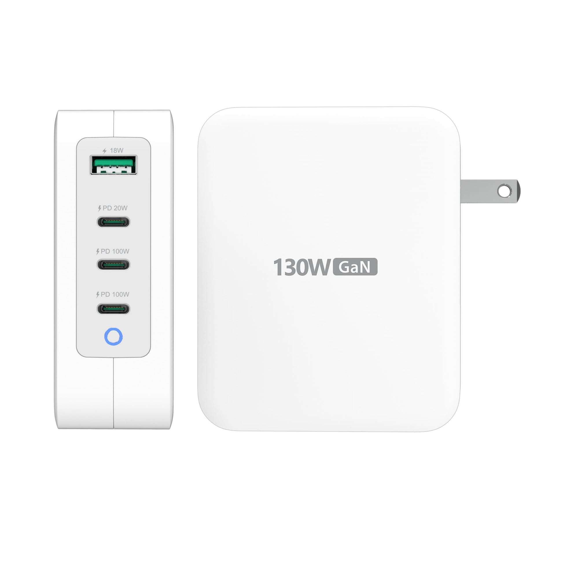 130W Gan USB-C 4-Port Charger, JUP43130