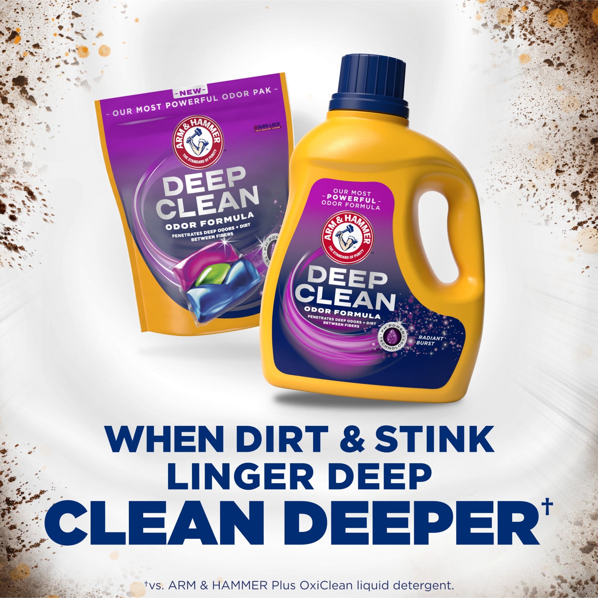 Deep Clean Odor Formula, Liquid Laundry Detergent, 102 Fl Oz​, 68 Loads