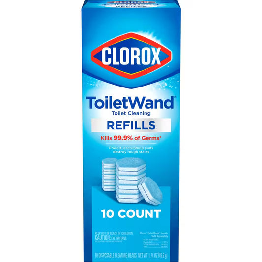 Toiletwand Disinfecting Refills Toilet Bowl Cleaner Disposable Wand Heads (10-Count)