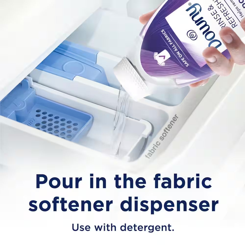 Rinse and Refresh 48 Oz. Odor Remover Fresh Lavender Scent Liquid Fabric Softener (70-Loads)